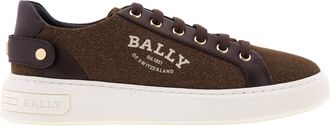 Bally Lift Synthetic Canvas Low-Top Sneakers, Brand Size 38 ( US Size 7.5 )