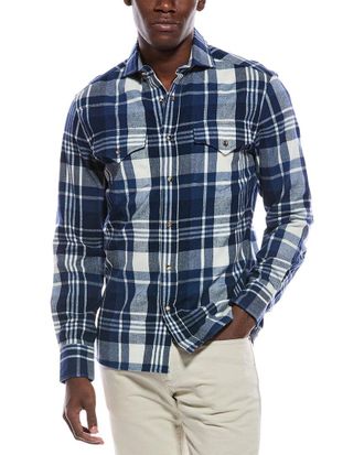Brunello Cucinelli Easy Fit Western Shirt