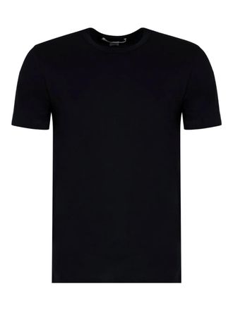 Comme Des Gar&ccedil;ons crew-neck cotton T-shirt - men - Cotton - L - Black