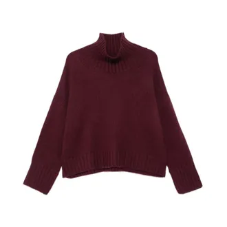 Soft Goat Dames, Truien, Rood, Maat: XS Wol