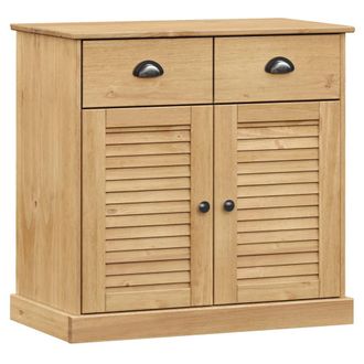vidaXL Vidaxl - Aparador Con Cajones Vigo Madera Maciza Pino 78x40x75 Cm