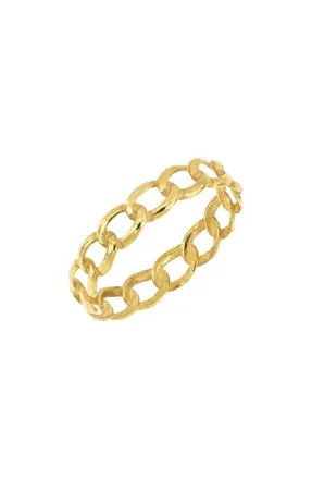 Bony Levy Ofira 14K Gold Curb Chain Ring in 14K Yellow Gold at Nordstrom, Size 7