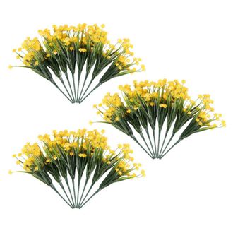 OEM 24 Plantas Artificiales Resistentes A Los Rayos Uv, 8 Ramas De Pl&aacute;stico, Follaje Artificial, Maceta Colgante Para Cocina, Hogar, Bodas, Oficina Y Deco
