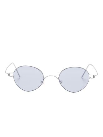 Lindberg 8224 titanium zonnebril met ovalen montuur - Grijs