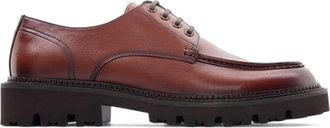 Anthony Veer Barret Moc Derby in Tan Leather at Nordstrom, Size 10.5