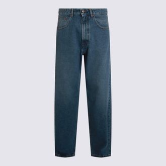 Maison Margiela Blue Cotton Denim Jeans