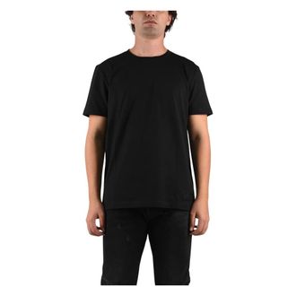 Dondup T-shirt girocollo in jersey regular fit - - Tops - Uomo - Nero - 2XL