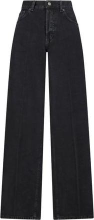 Haikure Bethany Bull 44 Jeans - Dames - Loose Fit Jeans - Zwart - W26 - Katoen - Jeans