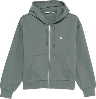 Carhartt Work in Progress hooded zip jacket - women - Cotton/Cotton - S - Green