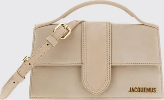 Jacquemus Borsa a mano Le Grand Bambino in pelle di vitello scamosciata