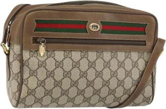 Gucci Pre-owned Vintage Crossbody Tas - Dames - Vintage Schoudertas - Beige - ONE Size - Vintage