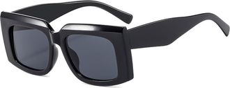 Generic Small Frame Womens Commuter Sunglasses Mens Driving Sports Sun Glasses(Black)
