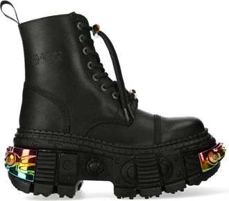 New Rock WALL83CCT-S8 Boots Leather Platform Gothic