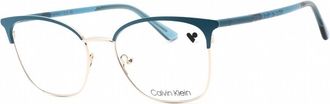 Calvin Klein Ladies Black Rectangular Eyeglass Frames CK22119