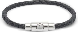 Ferragamo Bracciale a maglia intrecciata - Nero