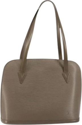 Louis Vuitton Pre-owned Shoulder Bags, female, Gray, Size: ONE SIZE Pre-owned Vintage Shoulder Bag