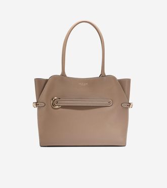 Cole Haan Womens Vivianne Tote Bag - Beige