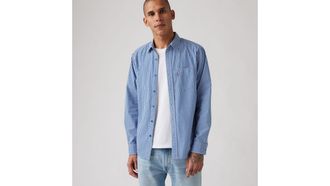 Levi's Sunset Pocket Shirt - Mens - 2XL - Blue