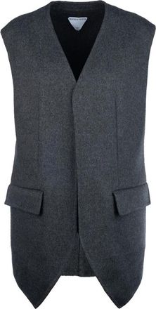 Bottega Veneta Stijlvolle Jassen en Vesten Collectie - Dames - Bodywarmers - Grijs - XS - Jassen
