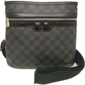 Louis Vuitton Noir Pvc Shoulder Bag (Pre-Owned)