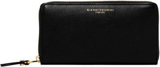 Gianni Chiarini Portemonnees Madrid - Dames - Portefeuilles - Zwart - ONE Size - Leer - Accessoires