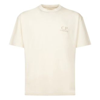 C.P. Company Hombre, Camisetas, Beige, Talla: L