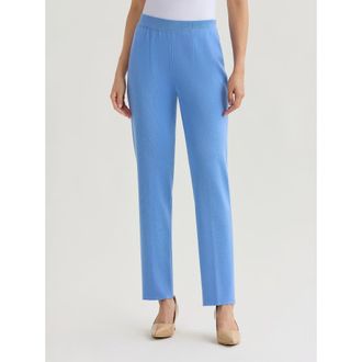Misook Nancy Slim Leg Mylana Knit Pant in Tranquil Blue at Nordstrom, Size Xx-Large