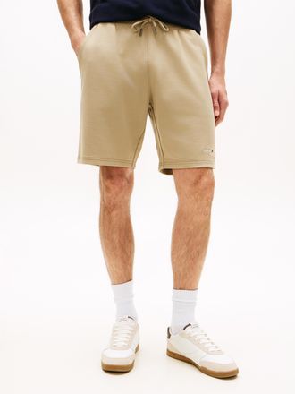 Tommy Hilfiger Sweatshorts TOMMY HILFIGER TOMMY LOGO, Herren, Gr. XXL, N-Gr, keystone, Web, Obermaterial: 100% Baumwolle, unifarben, regular fit kurz, Hosen Sweatsho