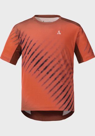 Sch&ouml;ffel Radtrikot SCH&Ouml;FFEL Shirt Valbella M, Herren, Gr. 54, rot (2950, rot), Oberstoff : 90% Polyester 10% Elasthan Oberstoff R&uuml;ckteil: 77% Polyester 18% Lyo