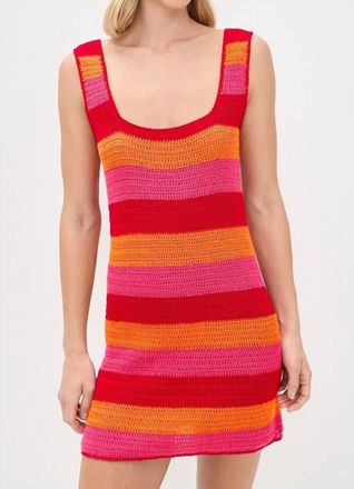 Show me your Mumu Day Trip Mini Dress In Oasis Stripes