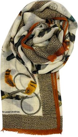Borbonese Fleece Wool Women Womens Scarf