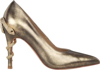 Alma En Pena Snake Heeled Shoe - Dames - Pumps - Geel - 36 EU - Schoenen
