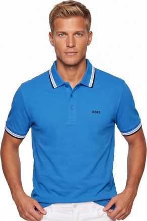HUGO BOSS Poloshirt BOSS Paddy blauw regular fit