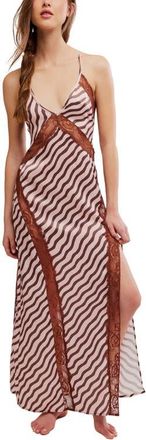 Free People Intimately FP Some Kind of Love Maxi Print Nightgown in Spring Blush Combo at Nordstrom, Size X-Small