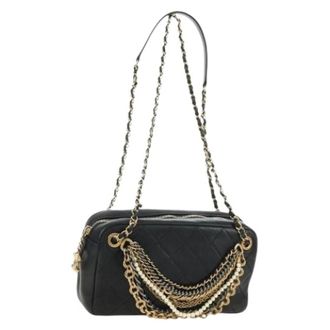Chanel Pre-owned Vintage Shoulder Bag - Dames - Pre-owned - Zwart - Maat: ONE Size Leer