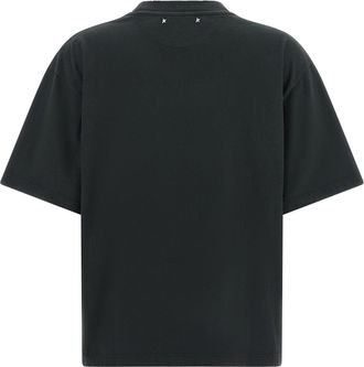Golden Goose Crystal-Embellished Organic Cotton T-shirt - Black