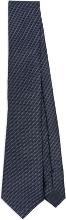 Giorgio Armani Geometric-Pattern Silk Tie Accessories