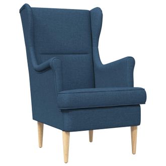 vidaXL Sill&oacute;n Azul Tela Vidaxl