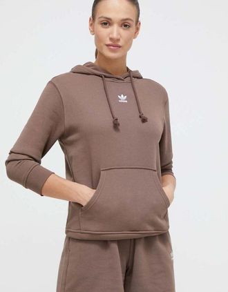 adidas Womens Adidas Originals Adicolor Ladies Hoodie - Brown - Size: 10/8