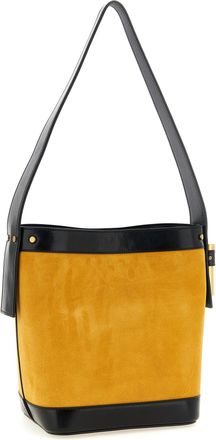 Versace Womens Bicolor Calfskin Shoulder Bag