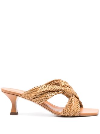 Casadei 50 mm Dama sandalen - Bruin