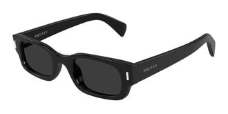 Alexander McQueen AM0549S 001 Mens Sunglasses Black Size 50 - Free RX Lenses - Free RX Lenses