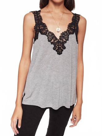 Cami NYC The Leia Jersey Top In Grey