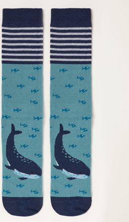 Fat Face FatFace Blue Whale Socks