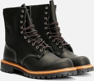 Red Wing Shoes Mens Red Wing 4501 8-Inch Logger Oil Leather Mens Black Boots - Size: UK 9.5 / eu 43.5 / us 10.5