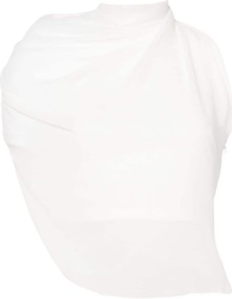 Jacquemus Le Haut Pablo chiffon blouse - women - Polyamide/Spandex/Elastane/Polyester - 38 - White