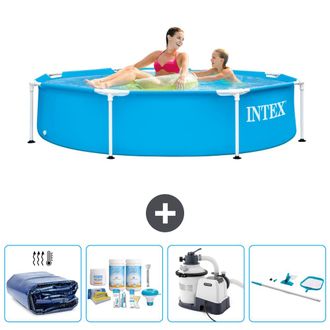 Intex Piscina Con Estructura Redonda - 244x51 Cm - 7-piezas Scb65