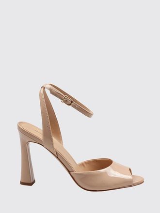 Michael Kors Rosie Patent Leather Sandals with Ankle Strap and High Heel