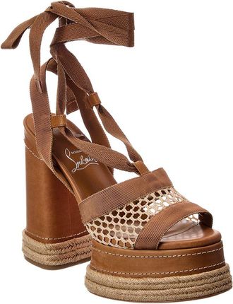 Christian Louboutin Mesh Platform Sandal