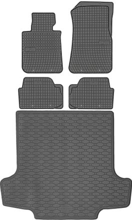 OEM Juego De Alfombrillas De Goma Para Coche Y Alfombrilla Para Maletero Para Bmw Serie 1 E81 Hatchback (2004-2011)